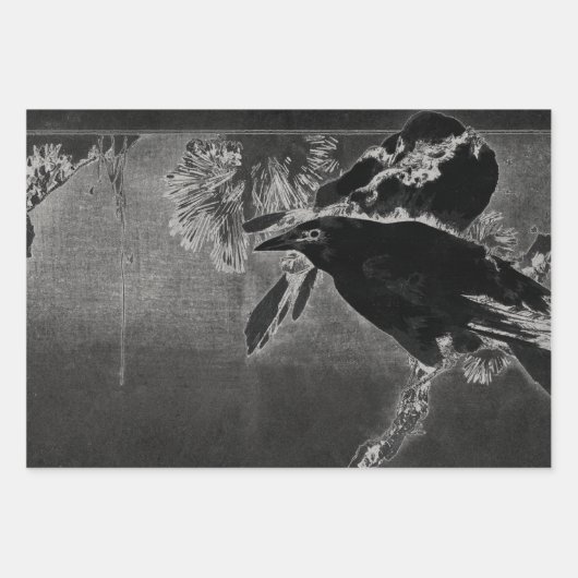 Feuilles plats de papier à enveloppement HALLOWEEN (Devant)