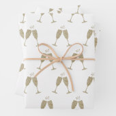 Feuilles plats en papier à envelopper de verres de (En situation)