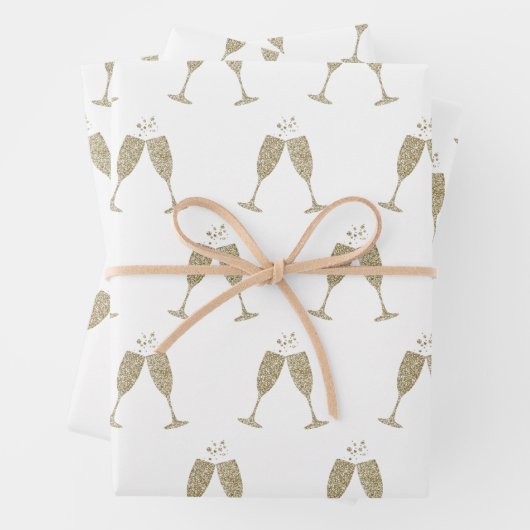 Feuilles plats en papier à envelopper de verres de (En situation)