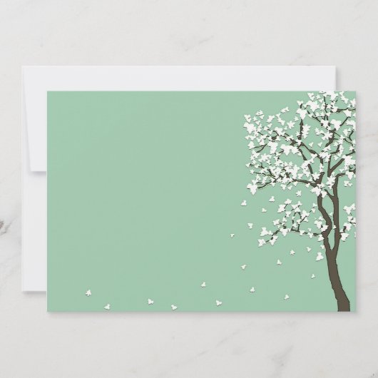 Feuilles qui tombent ~ Invitation Soirée festive (Devant)