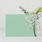 Feuilles qui tombent ~ Invitation Soirée festive (Debout devant)