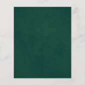 Feuilles rustiques Emerald Green BUDGET Mariage In (Dos)