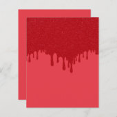 Feuilles Semi-Gloss tomato-Rouge - personnalisable (Devant / Derrière)