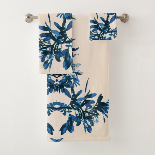 Feuilles stylisés de poivre bleu (En situation)