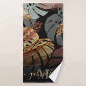 Feuilles thématiques élégants (Serviette de bain)