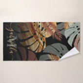 Feuilles thématiques élégants (Serviette de bain)