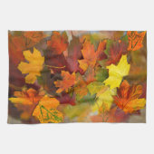 Feuilles tombés ~ Serviette de cuisine (Horizontal)