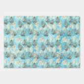 Feuilles Tropical Purple Green Gold (Devant 3)