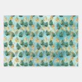 Feuilles Tropical Purple Green Gold (Devant 2)