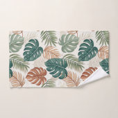 Feuilles Tropicales Bohème (Serviette à main)