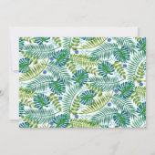 Feuilles Tropicales des Tropiques | Carte Photo En (Dos)