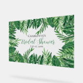 Feuilles tropicales exotiques pour la douche de ma (Angle)