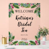 Feuilles Tropicales | Fête de Mariage Florale Rose (Mariage)