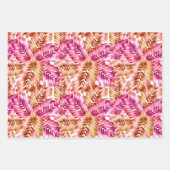 Feuilles tropicales roses (Devant)