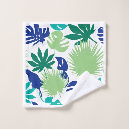 Feuilles tropicaux (Gant de toilette)