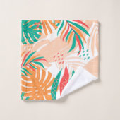 Feuilles tropicaux (Gant de toilette)