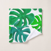 Feuilles tropicaux (Gant de toilette)