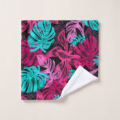Feuilles tropicaux (Gant de toilette)