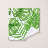 Feuilles tropicaux (Gant de toilette)