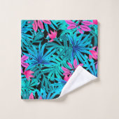 Feuilles tropicaux (Gant de toilette)