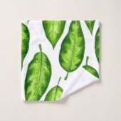 Feuilles tropicaux (Gant de toilette)