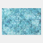 Feuilles tropicaux Aqua Blue (Devant)