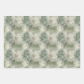 Feuilles tropicaux blancs d'or vert (Devant)