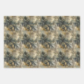 Feuilles tropicaux de l'or vert (Devant 3)