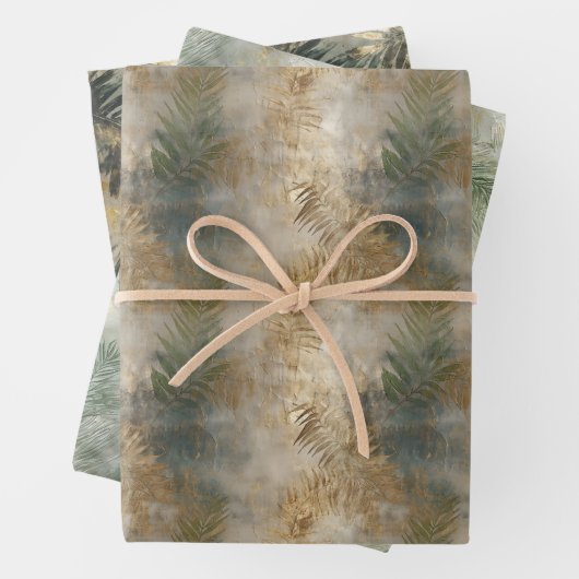 Feuilles tropicaux de l'or vert (En situation)