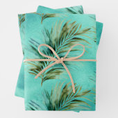 Feuilles tropicaux de Mint Green (En situation)