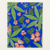 Feuilles tropicaux en bleu (Devant)