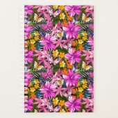 Feuilles tropicaux et fleurs (Devant)