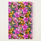 Feuilles tropicaux et fleurs (Dos)