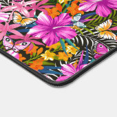 Feuilles tropicaux et fleurs (Coin)