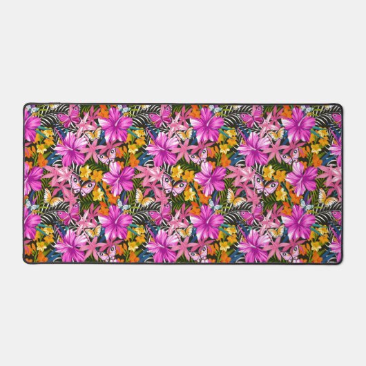 Feuilles tropicaux et fleurs (Recto)