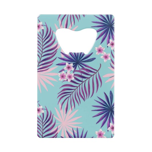 Feuilles tropicaux et fleurs 2 (Devant)