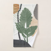 Feuilles tropicaux Finesse Abstraite #1 #tropical  (Serviette à main)