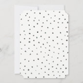 Feuilles tropicaux | Invitation baby shower (Dos)