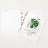 Feuilles tropicaux Moderne Élégant Personnalisé (Devant avec enveloppe)