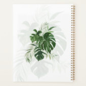 Feuilles tropicaux Moderne Élégant Personnalisé (Dos)