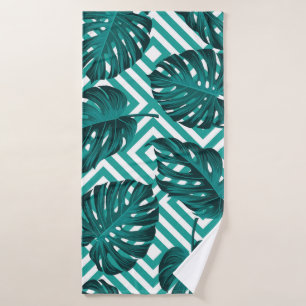 Feuilles tropicaux : Motif Floral sans joint.
