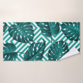 Feuilles tropicaux : Motif Floral sans joint. (Serviette de bain)