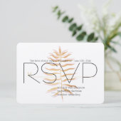 Feuilles tropicaux RSVP (Debout devant)