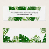 Feuilles tropicaux | Site Mariage (Devant & derrière)