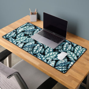 Feuilles tropicaux Turquoises bleus