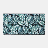 Feuilles tropicaux Turquoises bleus (Recto)