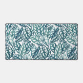 Feuilles tropicaux Turquoises bleus (Recto)