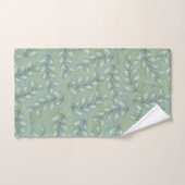 Feuilles vert et or (Serviette à main)