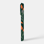 Feuilles vert foncé botaniques dans un style audac (Côté gauche)