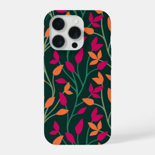 Feuilles vert foncé botaniques dans un style audac